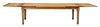 Biscottini Tavolo Country allungabile legno massello di tiglio finitura naturale. Made in Italy