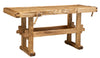 Biscottini Biscottini Banco da lavoro Country legno massello tiglio 194x84x90 naturale
