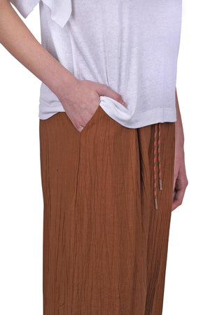 MeME ROAD Meme Road - Pantalone - 470271 - Cuoio da donna