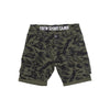 ALPHA INDUSTRIES Pantalone Corto Uomo Crew Short Camo Brushstroke Green da uomo