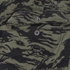 ALPHA INDUSTRIES Pantalone Corto Uomo Crew Short Camo Brushstroke Green da uomo
