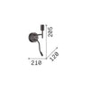 Appliques - Lampade Da Parete Set Metallo Cromo 2 Luci E27