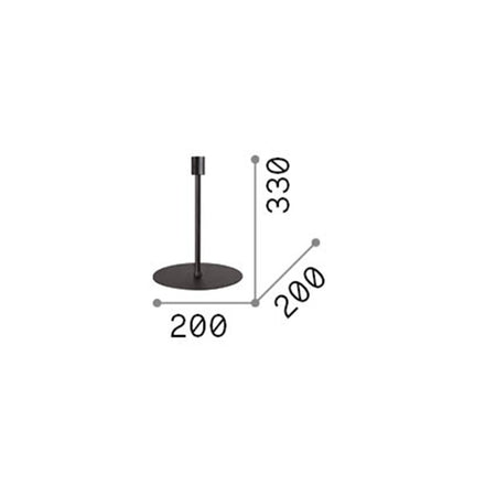 Lampade Da Scrivania - Ufficio Set Metallo Cromo 1 Luce E27 Big