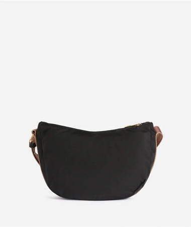 1^ Classe Borsa donna Stormy Nylon tracolla a mezzaluna piccola nera GZ67/9762 0001