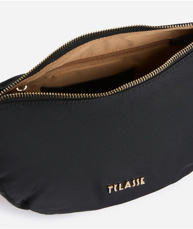 1^ Classe Borsa donna Stormy Nylon tracolla a mezzaluna piccola nera GZ67/9762 0001