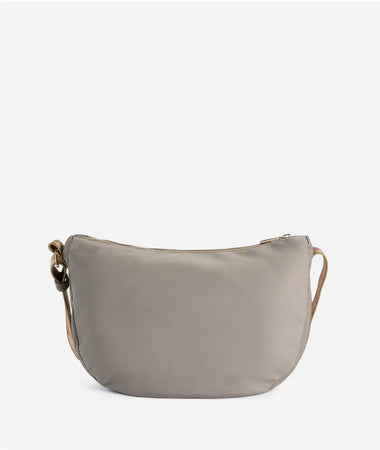 1^ Classe Borsa donna Stormy Nylon tracolla a mezzaluna grande Tortora LB84/9762 0590