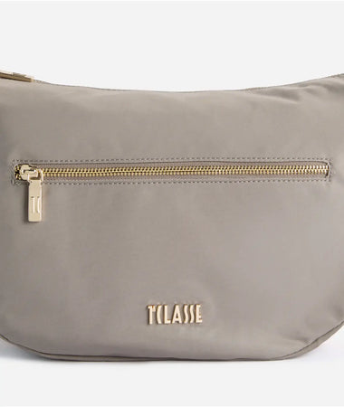 1^ Classe Borsa donna Stormy Nylon tracolla a mezzaluna grande Tortora LB84/9762 0590