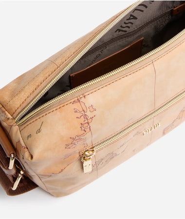 1^ Classe Borsa donna Highland Soft tracollina Castagna