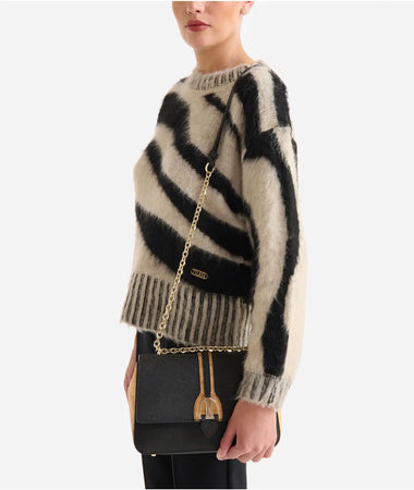 1^ Classe Borsa donna Horsy Bag tracolla Nera LD57/T407 0001