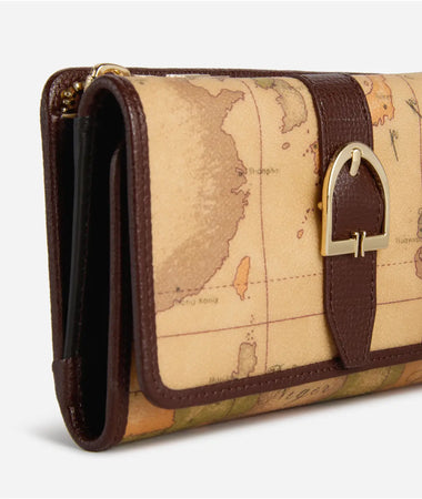 1^ Classe Portafoglio donna Valley Geo portafoglio bifolder medio Castagna PP03/G611 0529