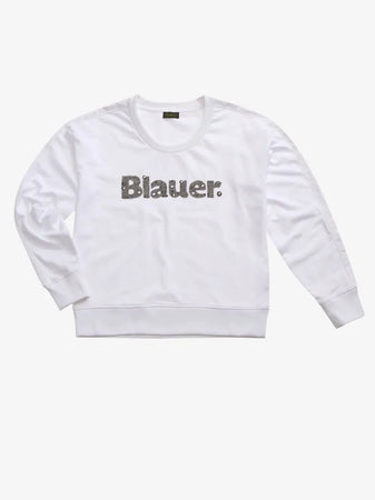 Blauer Felpa donna mod. Champney 25SBLDF03257