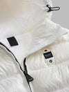 Blauer giubbino donna a righe carrol 25WBLDC02072