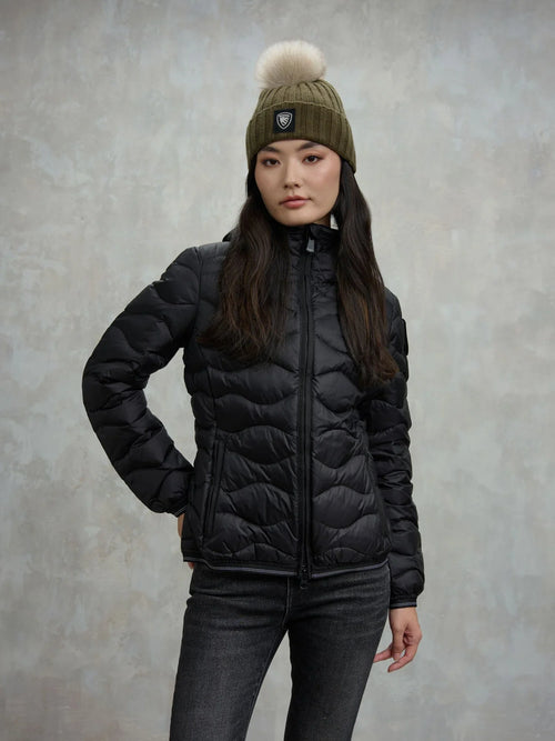 Blauer giubbino donna ad onde Camelia 25WBLDC03095-006047 999EI