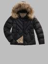 Blauer giubbino donna a linee geometriche Alicia 25WBLDC03097-006047 999EI