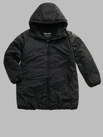 Blauer Giubbino donna Symphonia lungo impacchettabile con cappuccio