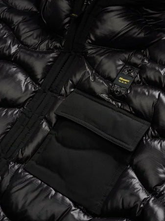 Blauer Bryant giubbino uomo con taschino in nylon nero