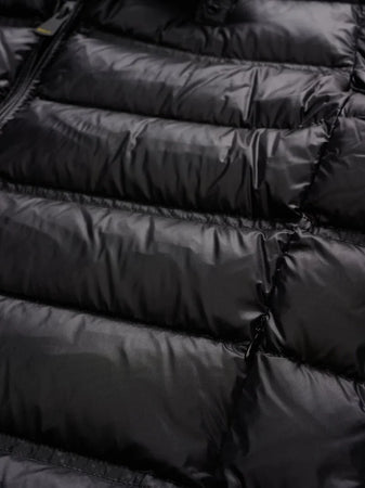 Blauer giubbino uomo Belmont piumino lucido nero con collo coreana