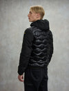 Blauer Giubbino uomo piumino Albert in neoprene e nylon con cappuccio