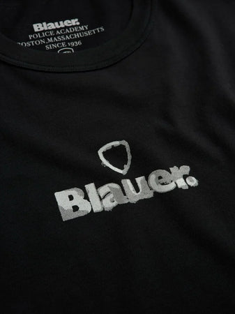 Blauer T-shirt uomo