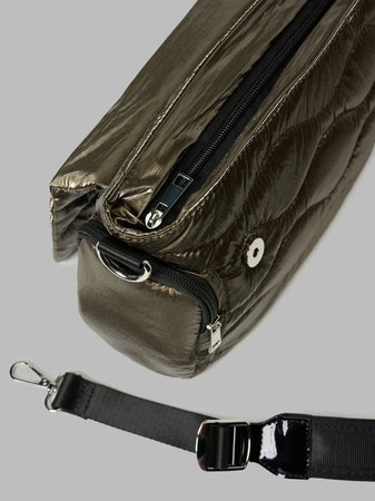 Blauer borsa donna padded nylon crossbody bag