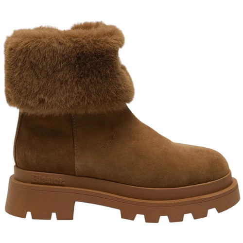 BLAUER stivaletti in suede Cognac art. F5KIMMEL10