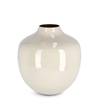 Vaso velma beige in metallo solo  per uso decorativo