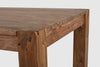 Tavolo Salford allungabile rettangolare, con gambe, piano in legno sheesham, stile design