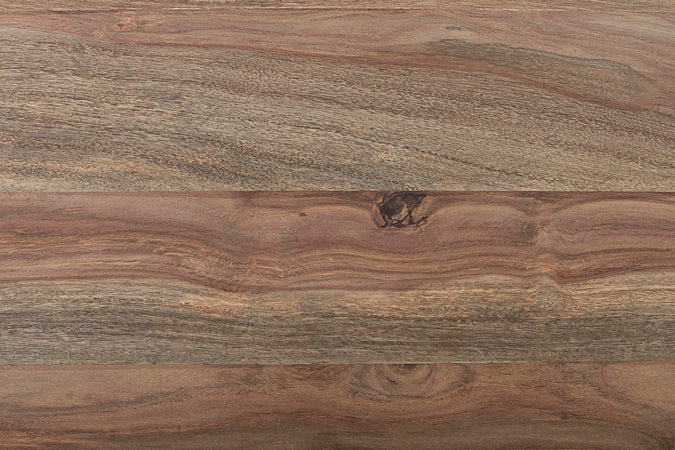 Tavolo Salford allungabile rettangolare, con gambe, piano in legno sheesham, stile design