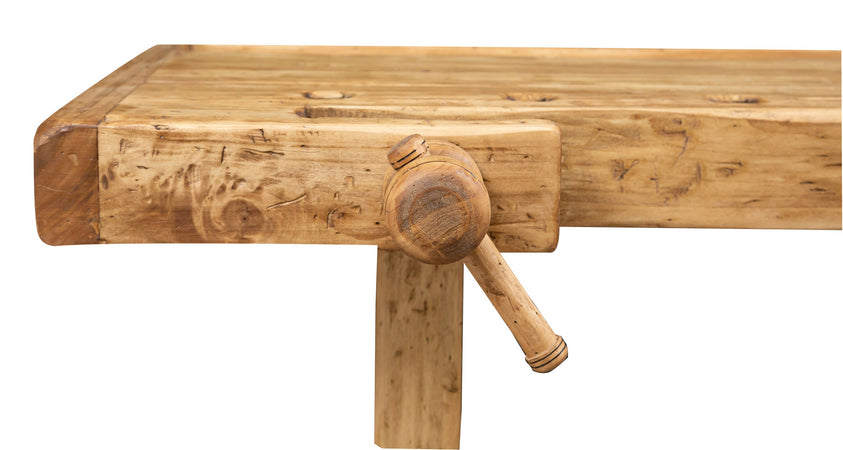 Biscottini Banco Lavoro Country 126x69x90 Biscottini Legno Massello Tiglio Finitura