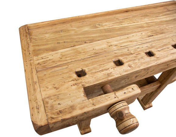 Biscottini Banco Lavoro Country 126x69x90 Biscottini Legno Massello Tiglio Finitura