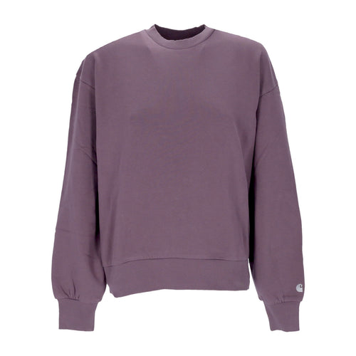 CARHARTT WIP Felpa Leggera Girocollo Donna Casey Sweatshirt Misty Thistle/silver da donna