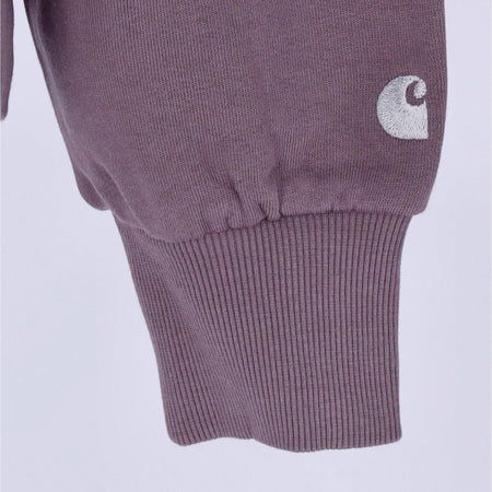 CARHARTT WIP Felpa Leggera Girocollo Donna Casey Sweatshirt Misty Thistle/silver da donna
