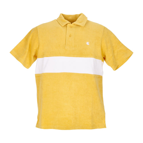 CARHARTT WIP Polo Manica Corta Uomo Bayley Polo Popsicle/white da uomo
