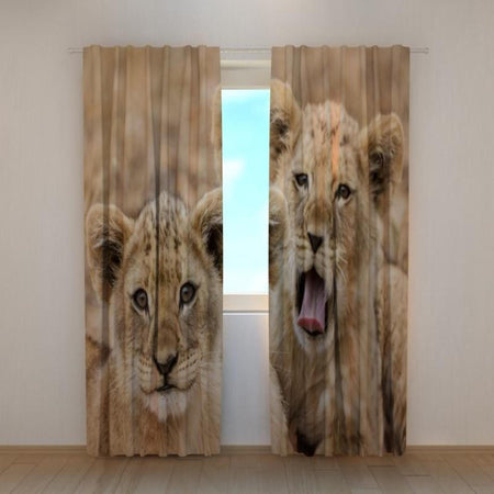 Foto Tende Due Cuccioli di Leone