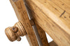 Biscottini Banco Lavoro Country Biscottini 119x63x90 Legno Massello Tiglio Made Italy
