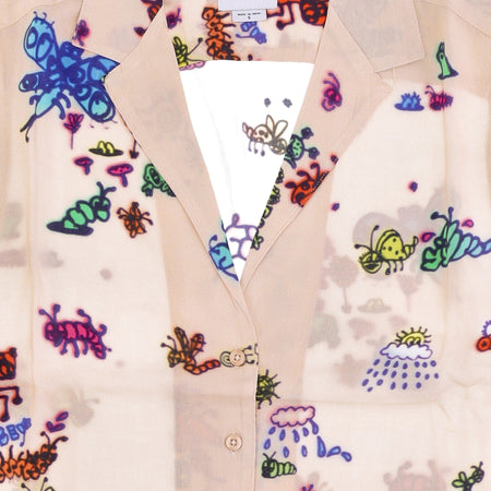 OBEY Camicia Manica Corta Donna Doodle Relaxed Shirt Shortbread da donna