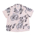 OBEY Camicia Manica Corta Donna Flamin ' Flowers Shirt Off White da donna