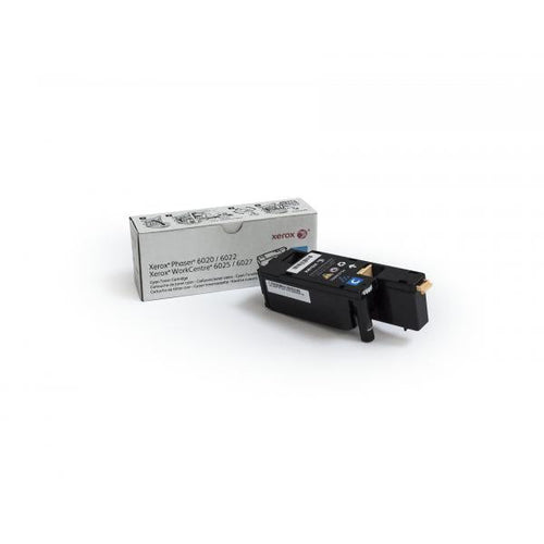 Xerox Cartuccia toner Ciano a Capacit standard da 1000 Pagine per Phaser 6020/6022, WorkCentre 6025/6027 [106R02756] (OEM Xerox 106R02756 6020 Cyan 1000 Pages Original Toner)