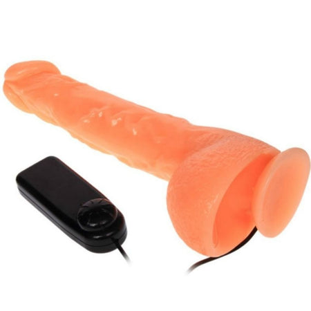 Dildo realistico vibrante con telecomando 25 cm