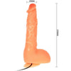 Dildo realistico vibrante con telecomando 25 cm
