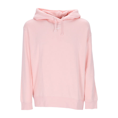 Nike Felpa Cappuccio Donna Essential Collection Fleece Hoodie Atmosphere/white da donna