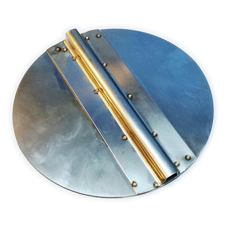 Manicotto MF inox AISI 304 da 120mm con valvola manuale e chiusura totale