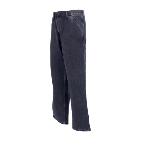 CARHARTT WIP Jeans Uomo Single Knee Pant Black Stone Washed da uomo