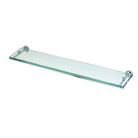 Mensola porta oggetti da bagno cm 60 linea Dance in ottone cromato e plexiglass - accessori bagno