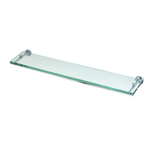 Mensola porta oggetti da bagno cm 60 linea Dance in ottone cromato e plexiglass - accessori bagno