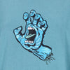 SANTA CRUZ Felpa Leggera Girocollo Uomo Cabana Hand Crew Turquoise da uomo