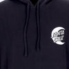 SANTA CRUZ Felpa Leggera Cappuccio Uomo Cabana Moon Dot Hood Black da uomo