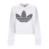 Adidas Felpa Leggera Girocollo Donna Oversized Sweatshirt White da donna