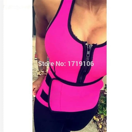 CANOTTIERA DONNA SNELLENTE CANOTTA SHAPERS TRAINING DIMAGRANTE PALESTRA FITNESS - Foto 2