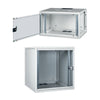 LK1912U45P - ARMADIO RACK 19 DA 12 UNITA'' - PROFONDITA'' 450MM - DA ASSEMBLARE - GRIGIO